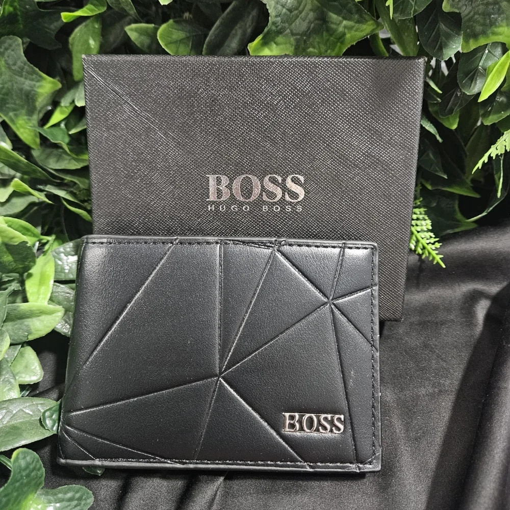 BOSS Black Leather Wallet